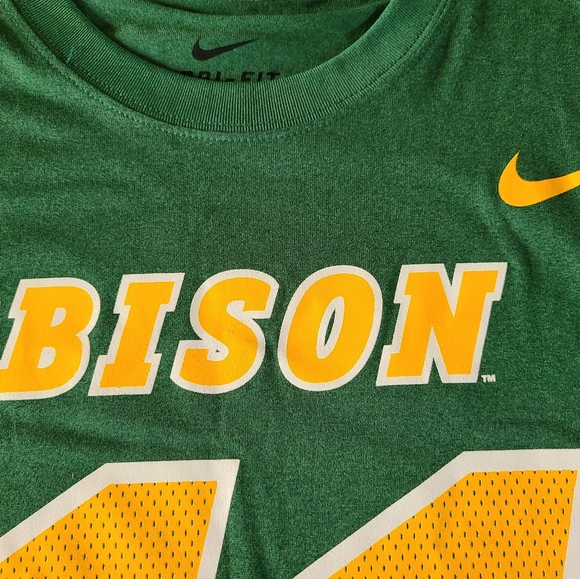 NWT! Nike Dri fit NDSU Bison jersey Tshirt # 11 - Picture 2 of 7